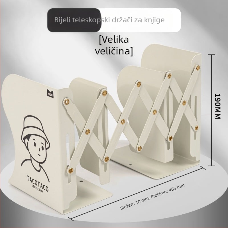 Metalni rastezljivi nosač knjiga za stol – Maihe MHDS5054, organizator stola i pohrana knjiga