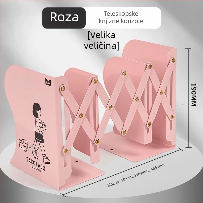 Metalni rastezljivi nosač knjiga za stol – Maihe MHDS5054, organizator stola i pohrana knjiga