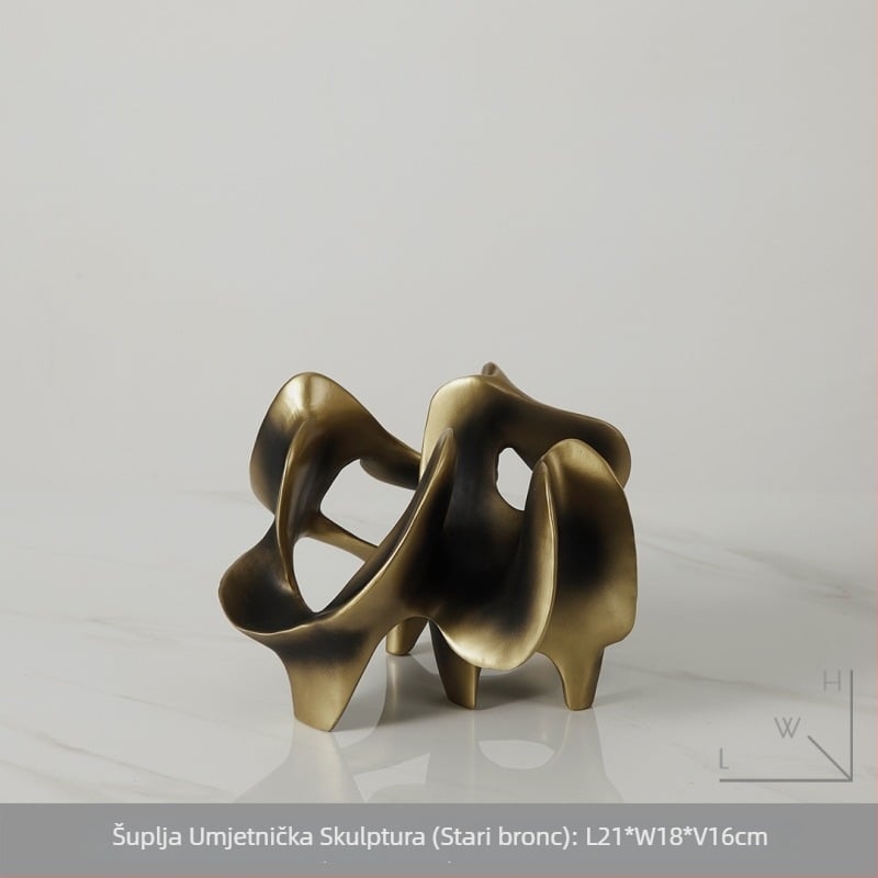 Figura skulptura od smole, moderni minimalistički stil, stickman izrada