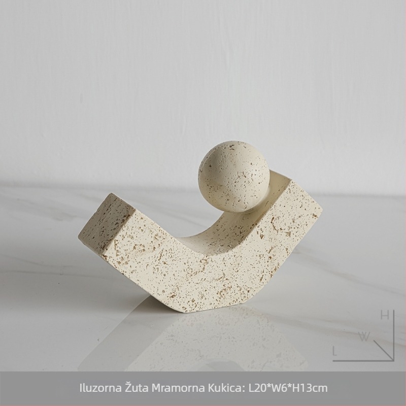 Figura skulptura od smole, moderni minimalistički stil, stickman izrada