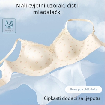 Pastoralni bezšavni grudnjak s okruglim košaricama, nježnom podrškom i oblikovanjem bočnih grudi