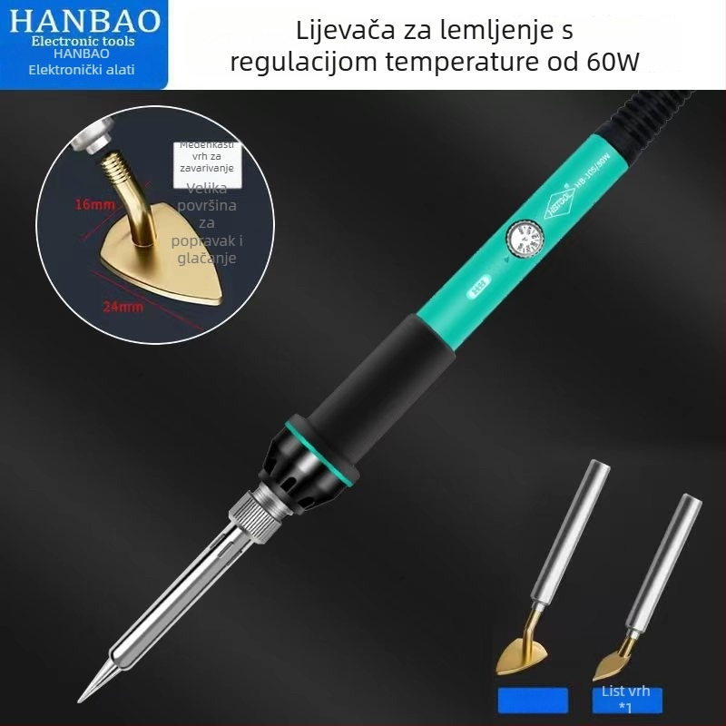 Mini električna pegla s prilagodljivom temperaturom za izradu lutkine odjeće