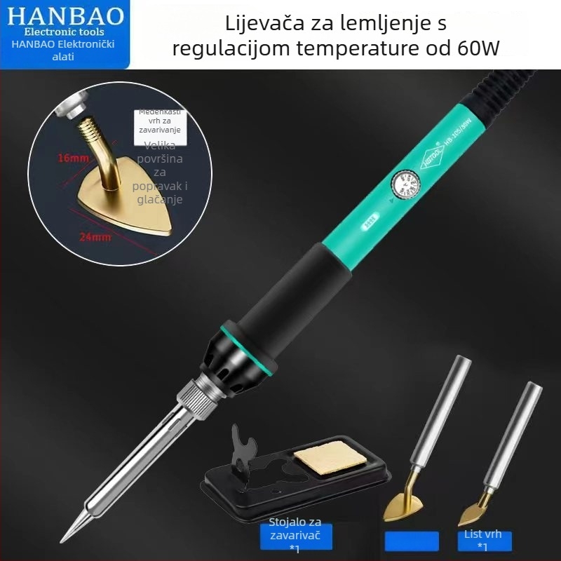 Mini električna pegla s prilagodljivom temperaturom za izradu lutkine odjeće