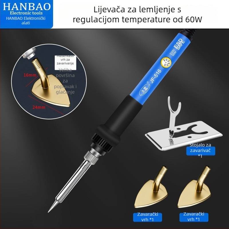Mini električna pegla s prilagodljivom temperaturom za izradu lutkine odjeće