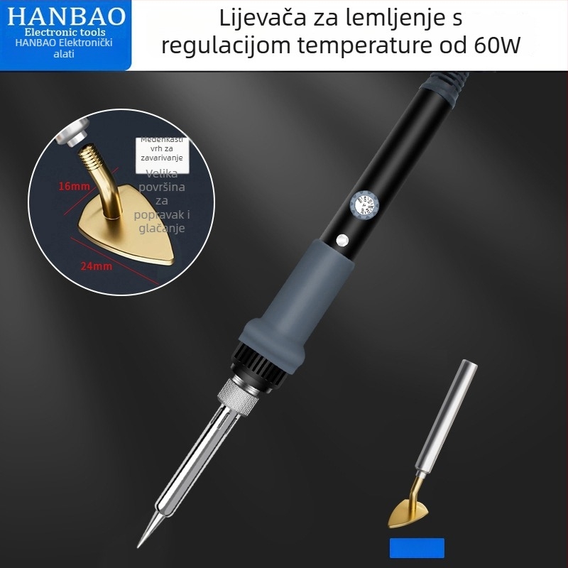 Mini električna pegla s prilagodljivom temperaturom za izradu lutkine odjeće