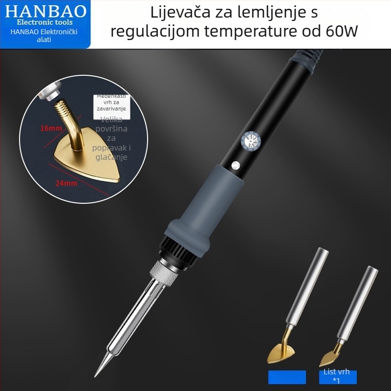 Mini električna pegla s prilagodljivom temperaturom za izradu lutkine odjeće