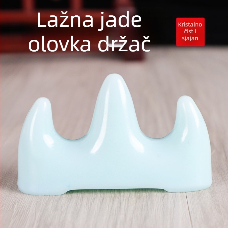 Držač za olovke i kistove – model bg1, Purple fangzhai; materijal: plast/bambus/drvo; otisak logotipa dostupan; prilagodba dostupna