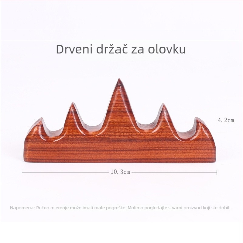 Držač za olovke i kistove – model bg1, Purple fangzhai; materijal: plast/bambus/drvo; otisak logotipa dostupan; prilagodba dostupna