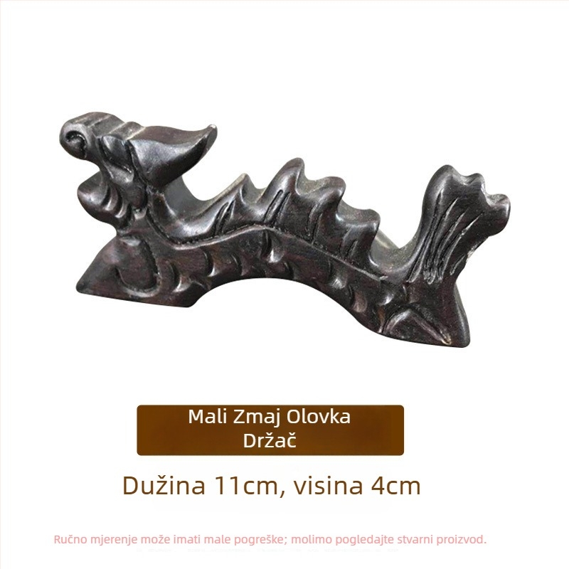 Držač za olovke u planinskom stilu – dizajn pet prstiju, drvo mahagonij i katalpa, Weizhuang, model Mahogany Pen Mountain