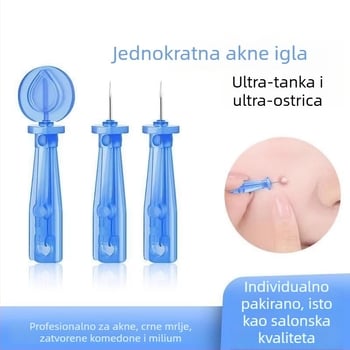 Jednokratna igla za akne – nehrđajući čelik, za lice