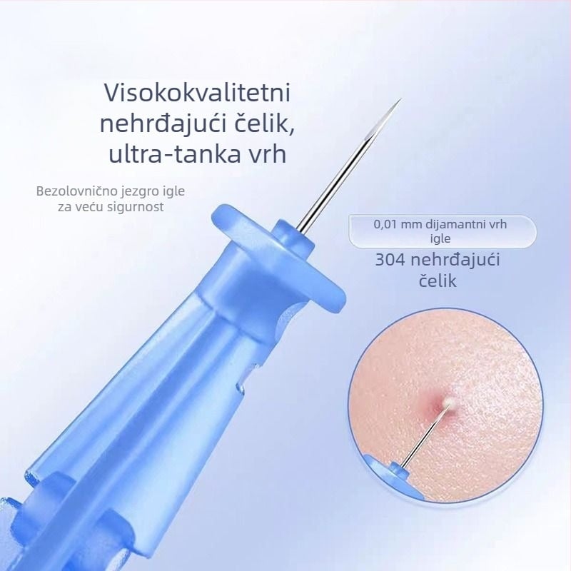 Jednokratna igla za akne – nehrđajući čelik, za lice