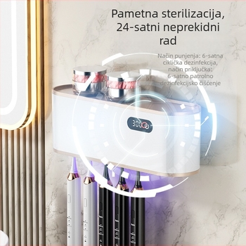Sterilizator četkica Ra-610 — UV dezinfekcija, 300 s, USB napajanje, dodirni upravljač