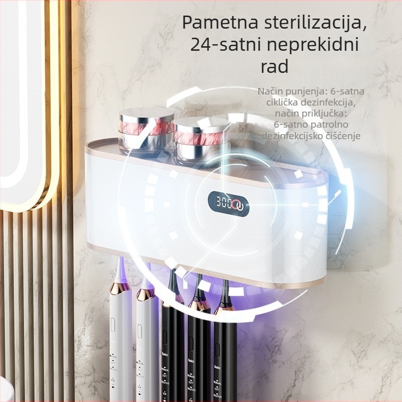 Sterilizator četkica Ra-610 — UV dezinfekcija, 300 s, USB napajanje, dodirni upravljač
