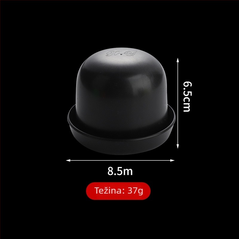 Set čašica za kockice od ABS-a, s zaobljenim kutovima, model 302, 60 komada u kutiji, marka Apricot Charm