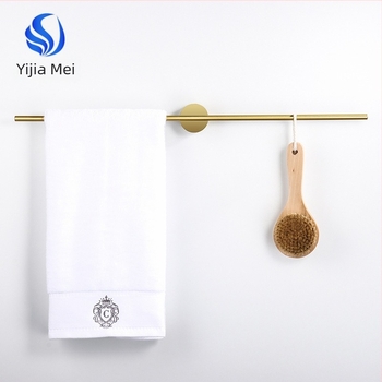 Držač za ručnike od aluminijske legure, završna obrada: lakirana/oksidirana, jednoručna cijev, nosivost 10 kg, stil Light Luxury, nordijski minimalistički