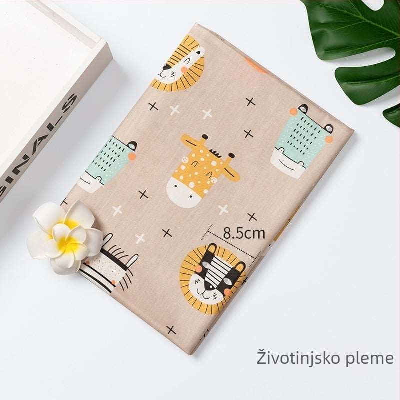 Dječja tiskana pamučna twill tkanina za posteljinu s motivom crtani likovi — 100% pamuk, širina 160 cm, gustoća 133×72, 110 g/m², vlakna 40×40
