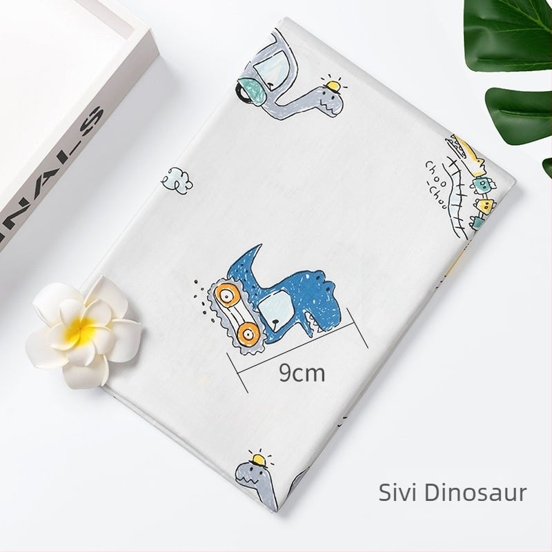 Dječja tiskana pamučna twill tkanina za posteljinu s motivom crtani likovi — 100% pamuk, širina 160 cm, gustoća 133×72, 110 g/m², vlakna 40×40