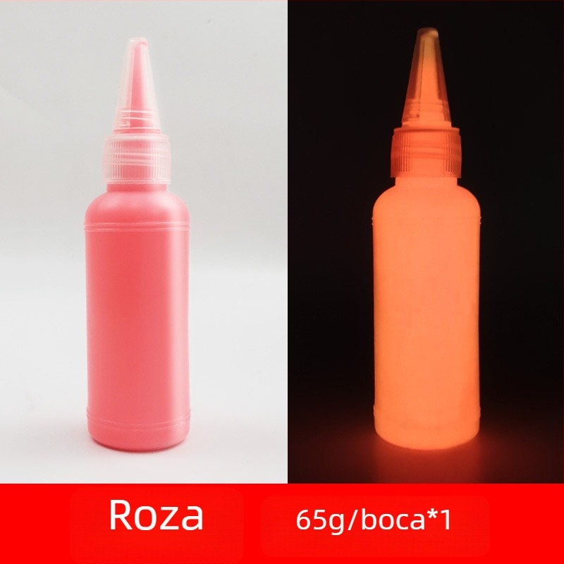 Svijetleća akrilna boja, 60 ml, na bazi vode, svijetli u mraku, za zidno slikanje i studijsku upotrebu