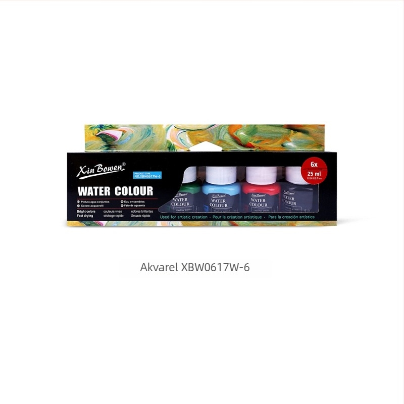 Xin Bowen set pigmenata za slikanje — uljne, akrilne, akvarelne i gouache boje; kutija; zapremina 25 ml; za slikanje.