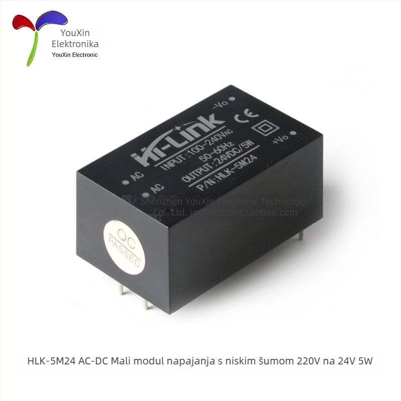 HLK-5M03 modul napajanja AC-DC, ulaz 220V, izlazi 3.3/5/9/12/24V