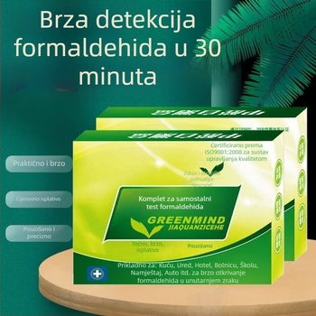 Kućni detektor formaldehida – samostalna kutija za testiranje zraka u zatvorenim prostorima, raspon 0.01-0.50, točnost 0.01, bez napajanja