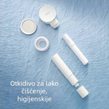ecoco Tuš glava pod tlakom - ABS, okrugla, ugrađena instalacija, kišna funkcija