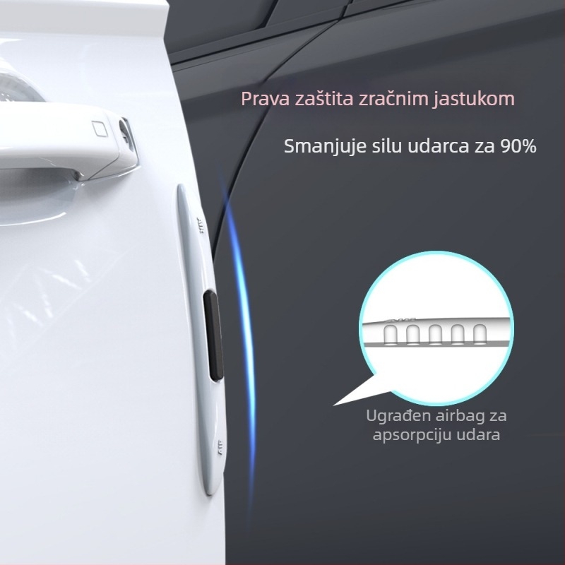 Auto vrata zaštitna traka protiv sudara, silikon antistatički, model LIYANG-01, kompatibilan sa svim modelima