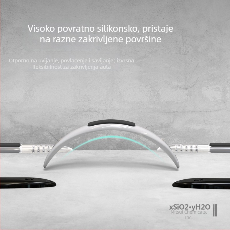 Auto vrata zaštitna traka protiv sudara, silikon antistatički, model LIYANG-01, kompatibilan sa svim modelima