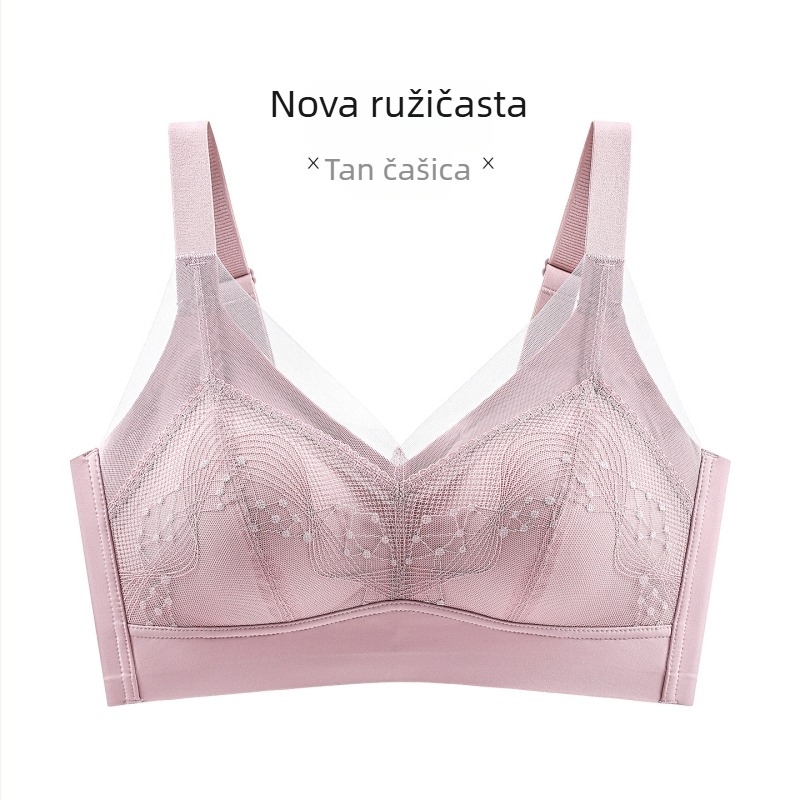 Grudnjak s punim košaricama, glavni materijal spandex, podstava modal, fiksni remeni, stražnje četiri reda kopči, bez metalnih prstena