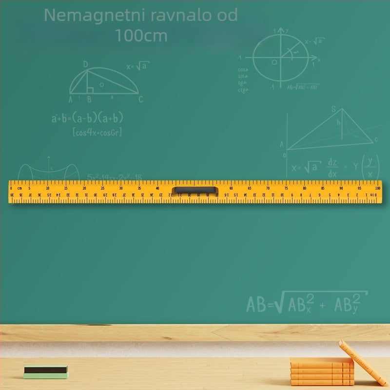 Učni magnetski trokutasti set – plastični, model JXDCZ, marka Liangzhi, za crtanje krugova na ploči