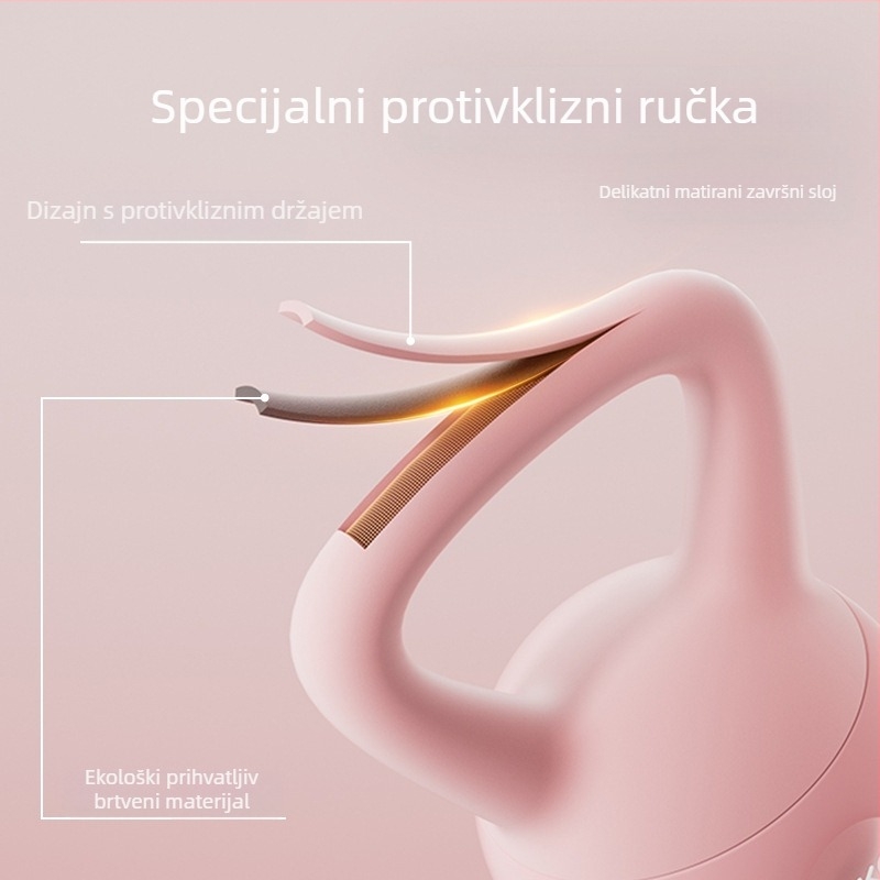 Mekana kettlebell za žene – kućna fitnes oprema; Brand: Le Tu, Materijal: PVC, Porijeklo: Jinhua, Namijenjeno ženama, Primjena: fitness i oblikovanje tijela