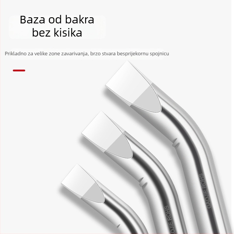 Bezolovna glava za lemilicu, visoke snage serija, 80–1000W, bakrena podloga bez kisika