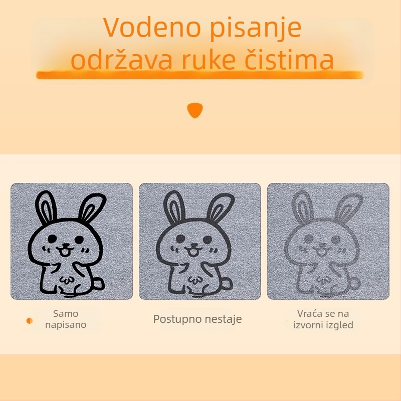 Liupin Hall Set za vodom pisanje za djecu – netkana tkanina, pravokutni oblik, dizajn životinja, vježbe precrtavanja