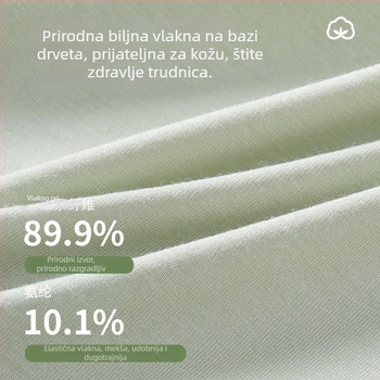 Trudničko donje rublje od vlakana regenerirane celuloze, antibakterijsko, pamukasta podstava, srednje visoka struk, elastično