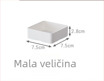 Desktop organizator s integriranim odjeljcima za uredski materijal i kozmetiku, A4 nosač dokumenata, plastika, model 3062, kapacitet 2 L
