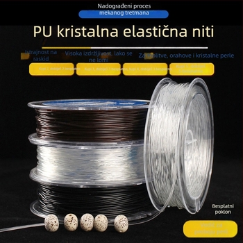 Elastični konac za perle — Prozirna kristalna nit za navođenje perli i narukvica