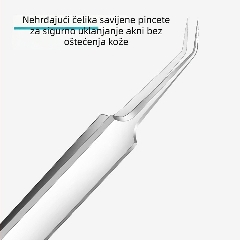 Ultra oštra igla za akne i klip za crne točke – nehrđajući čelik
