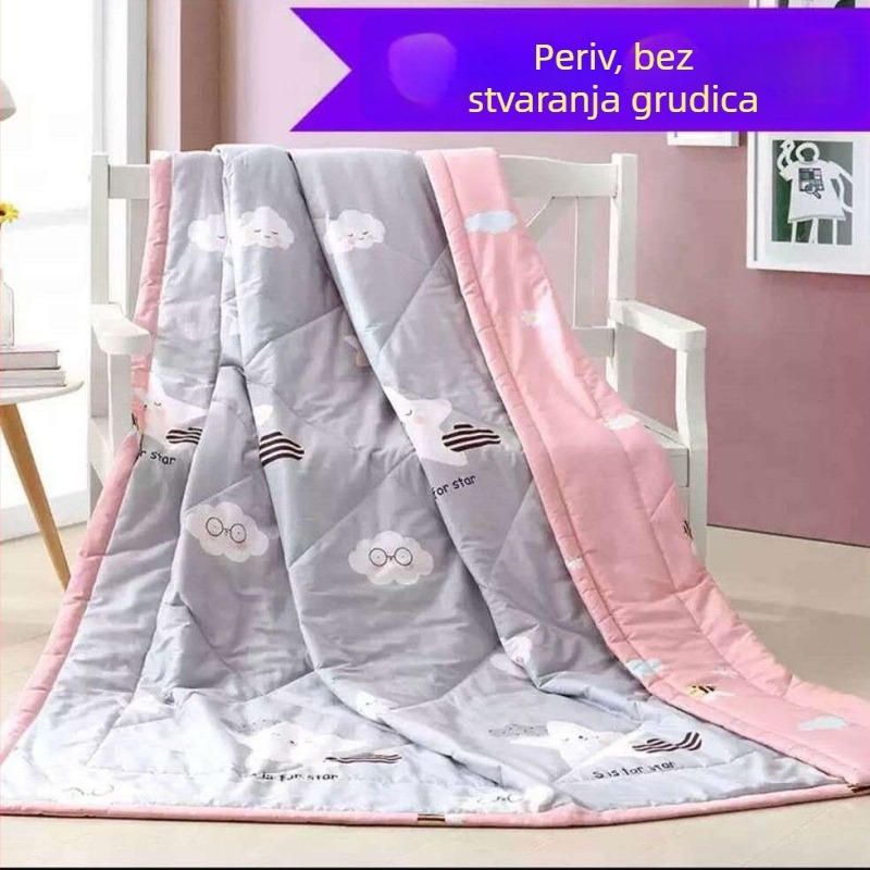 Ćebe s Silk Cotton punilom, sintetička vlakna, 1.5 kg, proljeće-jesen, šivano i prešivano