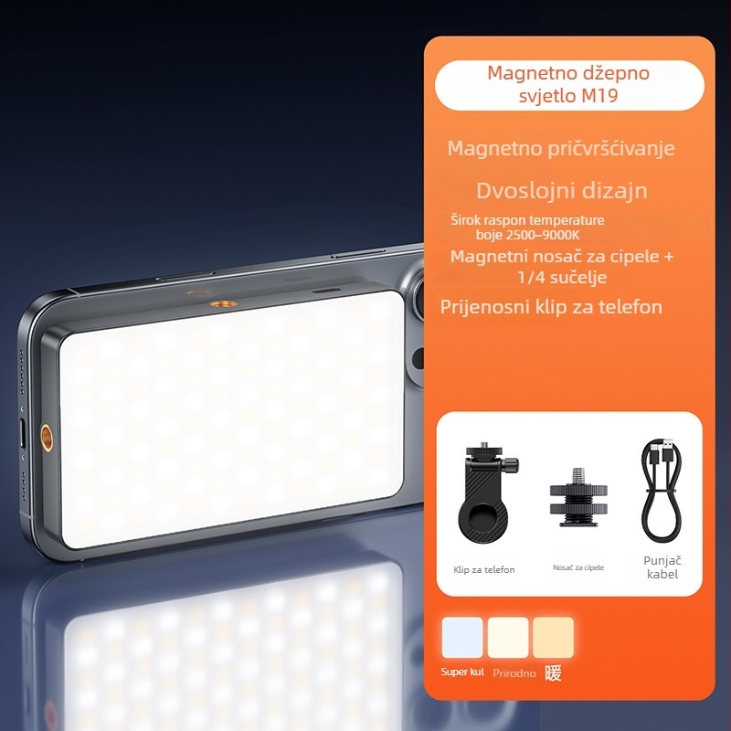 LED rasvjeta za dopunu, ručna, model M120, <10W, 3.7V