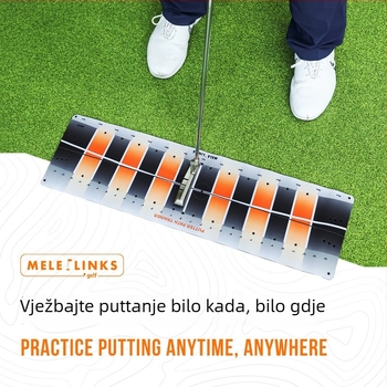 Merlot Golf Putting Track Mat – Nylon/TPR, prilagodba logotipa, spremna privatna oznaka