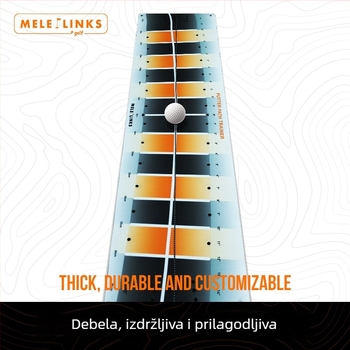 Merlot Golf Putting Track Mat – Nylon/TPR, prilagodba logotipa, spremna privatna oznaka