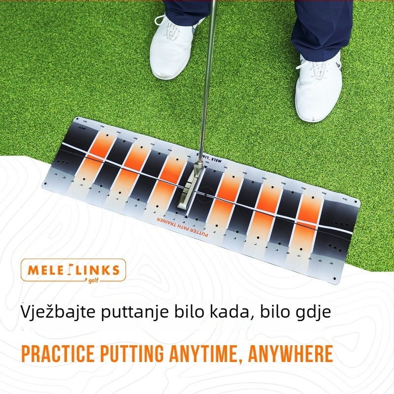 Merlot Golf Putting Track Mat – Nylon/TPR, prilagodba logotipa, spremna privatna oznaka