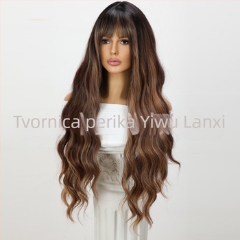 Perika od termičkih vlakana, velike valovite, model SM6060, može se farbati