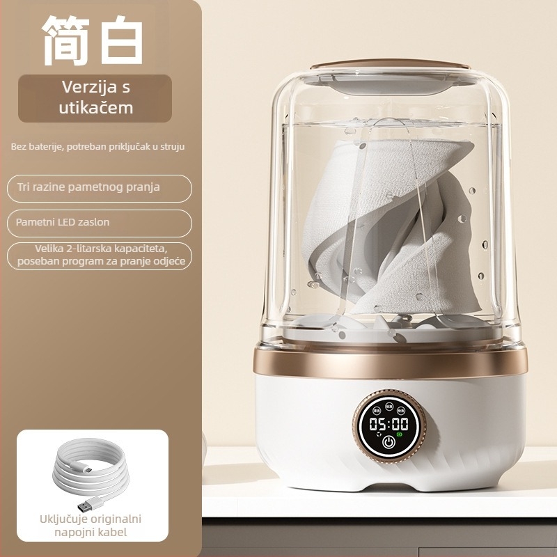 Mini parni čistač donjeg rublja, prijenosni USB pogon, 3.7V, kapacitet 901 ml ili više, mehanički način rada