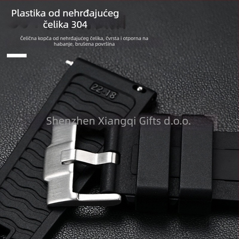 Remen za sat od tekućeg silikona za Omega Seamaster 300, brz uklanjanje, otporan na prašinu, univerzalna kompatibilnost — Cheung Kei