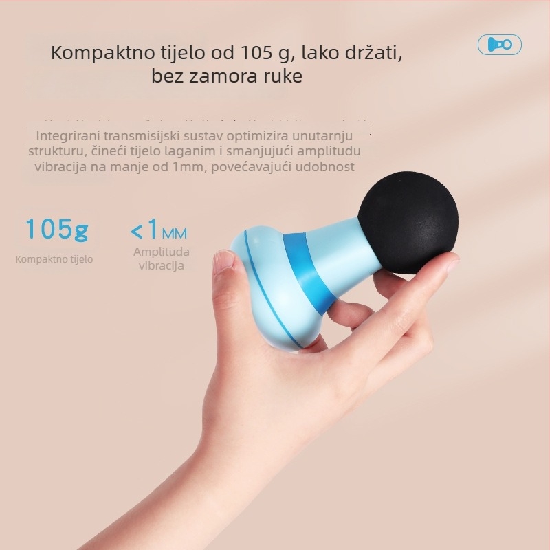 Mini miofascijalni masažni uređaj s USB napajanjem – model 297, 1 glava za masažu