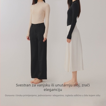 Čist pamuk termalni top - okrugli izrez, dugi rukavi, osnovni sloj ili se može nositi i kao vanjska odjeća, jednodjelni, 181-200 g/m², 95-100% pamuk