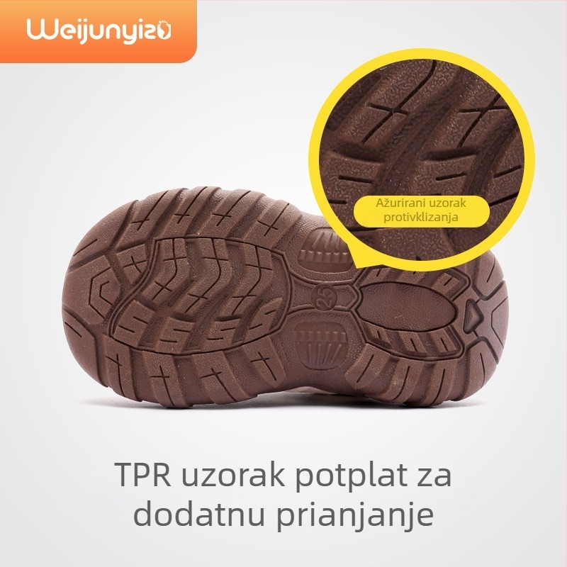 Dječje tenisice za trčanje 1–6 godina, gornji dio PU+mesh, prozračne i lagane, zadržavaju toplinu, TPU đon, unisex