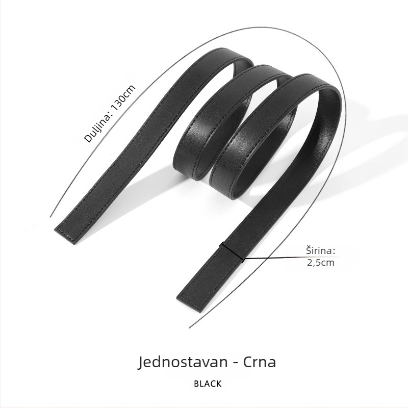 Remen za torbu od kravljeg kože – ultra lagan, jednofarbni uzorak, stil opuštenog putovanja, proljeće 2024, Mahuangshi