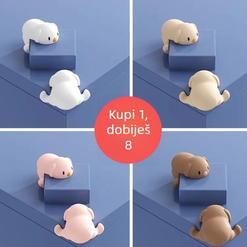 Friendly silikonski zaštitnik za kut stola – pravokutni kut, sigurnost bebe